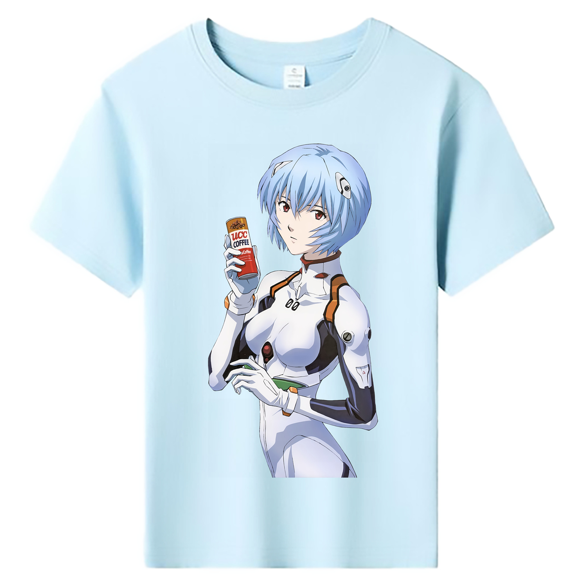 （画像用） EVA 新世紀エヴァンゲリオン 綿100％キッズTシャツ（フロントプリント）